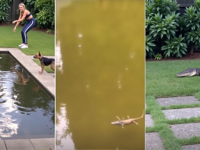 Anitta Encontra Iguana na Piscina Durante Temporada de Tempestades na Flórida