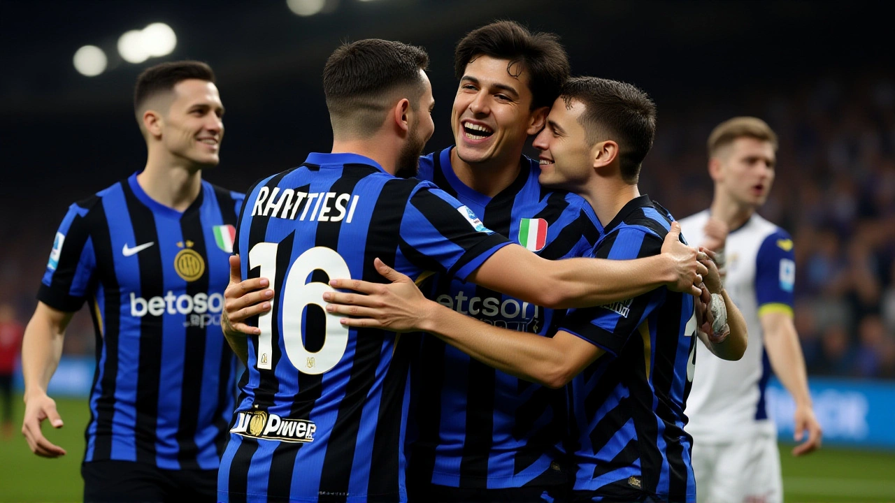 Inter vence Verona por 2-1 em gol contra de Frese nos acréscimos e reduz distância de Napoli